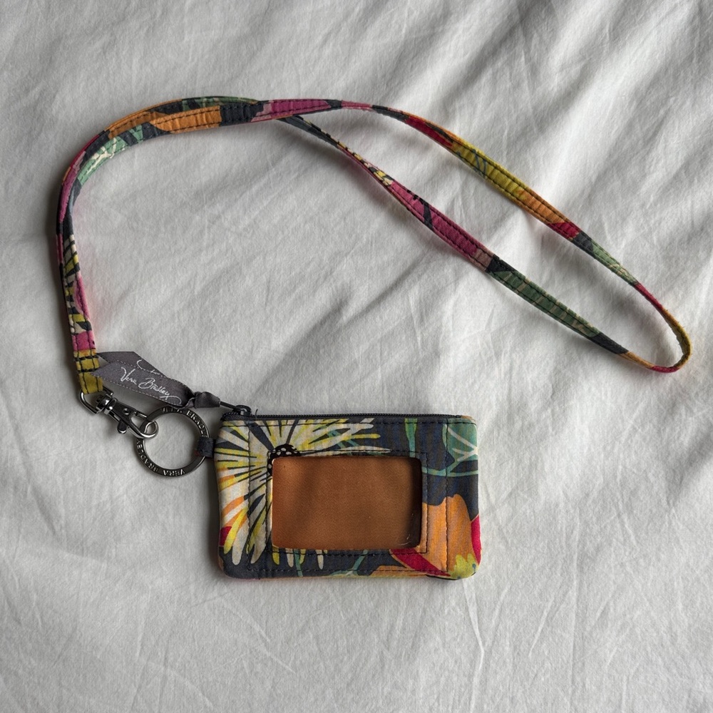 Vera Bradley Multicolor Floral ID Holder